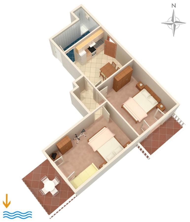 Apartments With A Parking Space Zavalatica, Korcula - 4453 Bagian luar foto