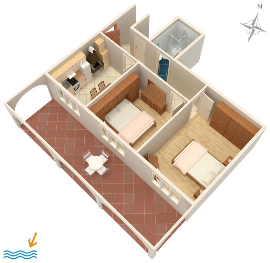 Apartments With A Parking Space Zavalatica, Korcula - 4453 Bagian luar foto
